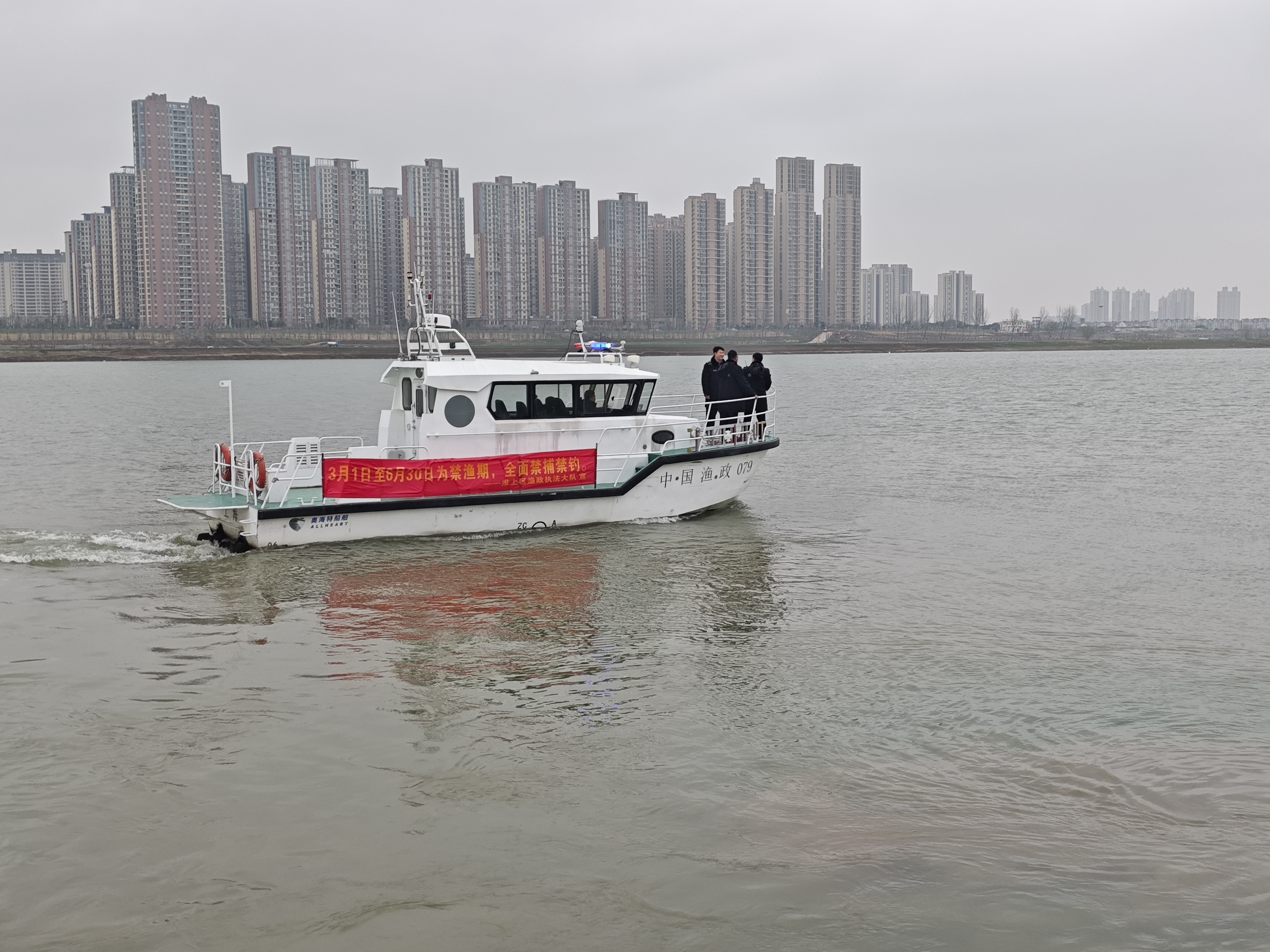 淮河进入禁渔期